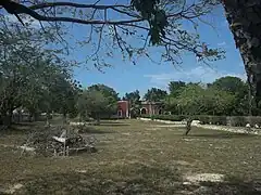 Entrance Hacienda Chenkú, Yucatán