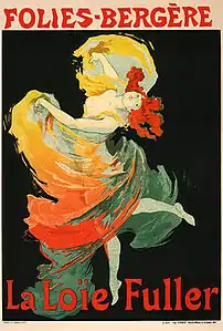 Poster for the dancer Loie Fuller by Jules Chéret  (1893)