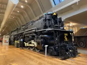 C&O 1601 on display at The Henry Ford Museum in Dearborn, Michigan.