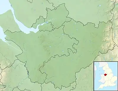 Second Battle of Middlewich is located in Cheshire