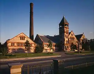 The High Service Building at Chestnut Hill Reservoir, Beacon Street, Boston, Massachusetts, 1887