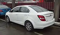 2015 Chevrolet Aveo Sedan (facelift, China)