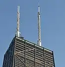 View of antenna towers in 2022