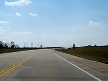 The Chickasaw Turnpike westbound at Mile 13