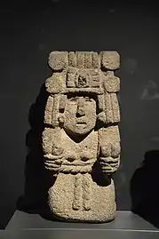 Aztec image of Chicomecoatl, goddess of corn