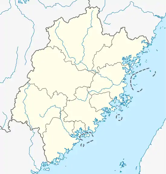 XMN is located in Fujian