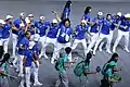 Chinese Taipei athletes in the Opening Ceremony.