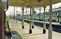 Inside Chingford station.