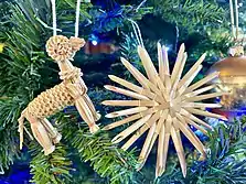 Straw ornaments