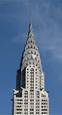 Chrysler Building in New York City, by William Van Alen (1928–30)