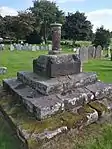 Churchyard Cross Base and Sundial about 5m to south of South Chapel of Church of St Bartholomew