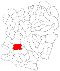 Location in Caraș-Severin County