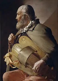 Georges de La Tour, Ciego tocando la zanfonía, 1610–1630