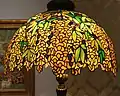 Clara Driscoll Tiffany lamp, laburnum pattern, c. 1910