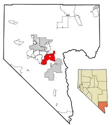 Location within Clark County