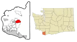 Location of Venersborg, Washington