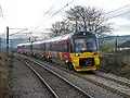 Class 333 in the original Northern Spirit livery