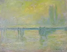 Charing Cross Bridge, Fog, 1902, Art Gallery of Ontario