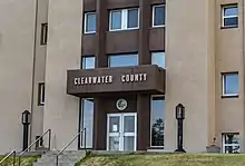 Clearwater County Building and Courthouse in Bagley, Minnesota.