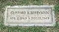 Berryman's gravesite at Glenwood Cemetery in Washington, D.C.