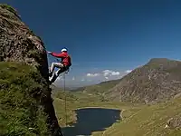 Former Principal (2010) Stan Lowe above Ogwen