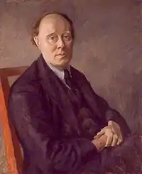 Portrait of Clive Bell (1881-1964), by Roger Fry (1924 c.)