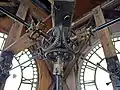 Recently restored clock mechanism.