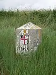 Coal Duty Boundary Marker (on foreshore, at mouth of River Darenth, West Bank)