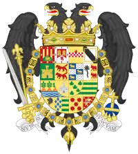 Coat of Arms as Duke of Alburquerque (1942-1994)