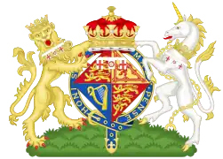 Coat of arms as Duchess of Edinburgh (1947–1952)