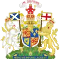 Coat of Arms of Great Britain as used in Scotland, 1707-1714