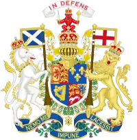 Coat of Arms of Great Britain as used in Scotland, 1714-1801