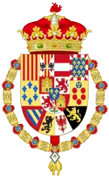 Arms as Infante of Spain(1927–1931/1933)