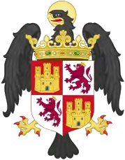 Coat of arms as Princess of Asturias(1468–1474)