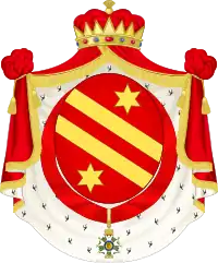 Arms of Lucien Bonaparte, Prince of Canino and Musignano