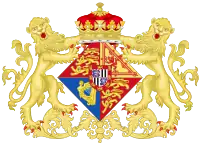 Coat of arms as UK Royal Highness (1906)