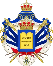 Coat of arms of Louis Philippe I