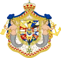 Arms of Joseph Bonaparte, as King of Naples