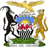 Coat of arms of the Federation of Rhodesia and Nyasaland (1953-1963)