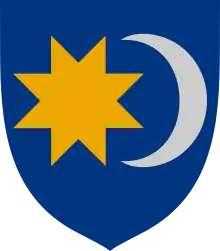 Coat of arms of the Székelys, depicting a "sun-star"