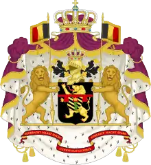 Coat of arms of a former king, used by Albert II