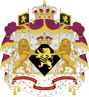 Coat of arms of the Duchess of Brabant, used by Princess Elisabeth