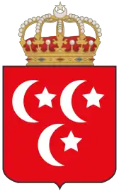 Coat of Arms of The Khedivate of Egypt from 1874 to 1884