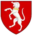 Coat of arms of the House of Canossa of March of Tuscany