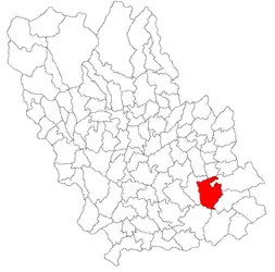 Location in Prahova County