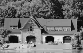 College Boat Club,#11 Boathouse Row, in 1972.