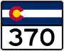 State Highway 370 marker