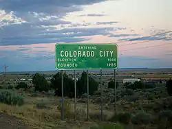 Colorado City sign