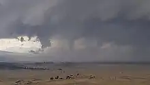 A tornado in the mountains of Park County, Colorado.