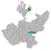 Municipality location in Jalisco